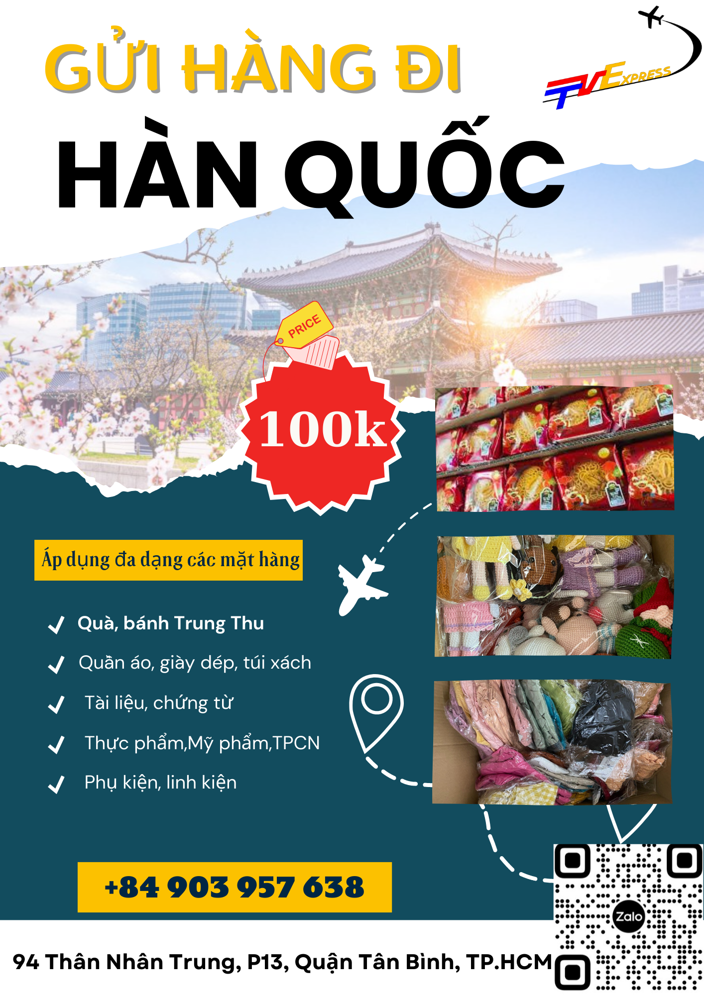 Gửi hàng đi Hàn Quốc